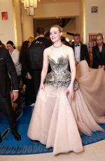ELLE FANNING Leaves Hotel Martinez in Cannes 05/16/2023