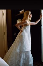 ELLE FANNING - Met Gala Preparation, May 2023