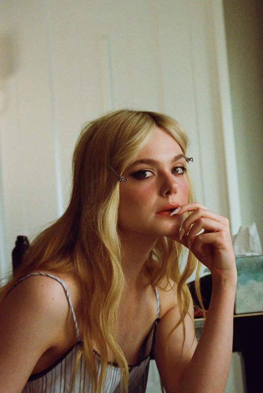 ELLE FANNING - Met Gala Preparation, May 2023