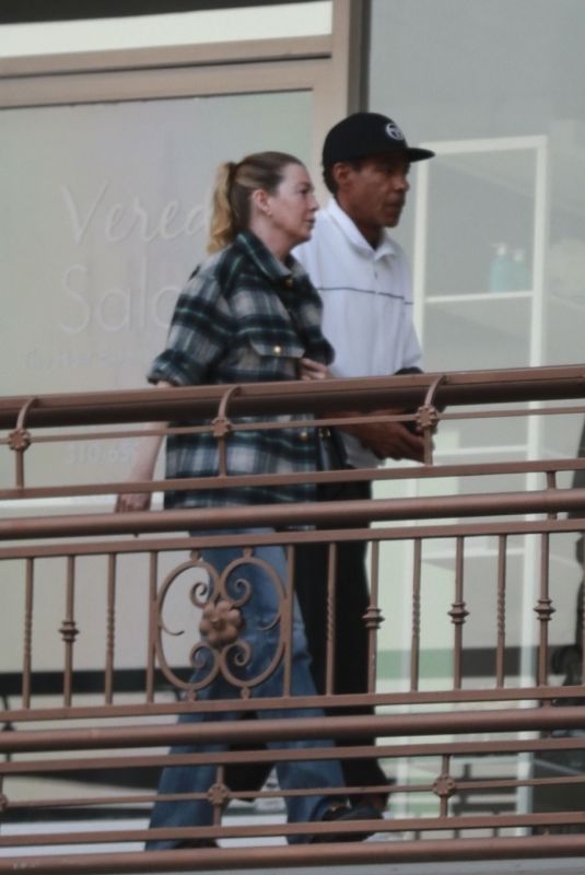 ELLEN POMPEO and Chris Ivery on a Sushi Date in Los Angeles 05/11/2023