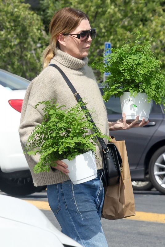 ELLEN POMPEO Out Shopping at Gelson