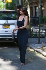 EMILY RATAJKOWSKI in a Black Long Dress Out in New York 05/18/2023