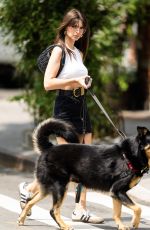 EMILY RATAJKOWSKI Out for a Dog Walk in New York 05/22/2023