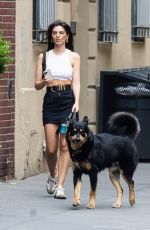 EMILY RATAJKOWSKI Out for a Dog Walk in New York 05/22/2023