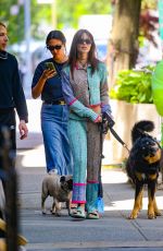 EMILY RATAJKOWSKI Out with Her Dog in New York 05/26/2023