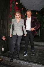 EMMA KROKDAL and Dolph Lundgren Out for Dinner at Catch Steak in West Hollywood 05/19/2023