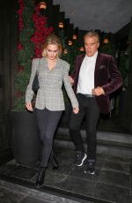 EMMA KROKDAL and Dolph Lundgren Out for Dinner at Catch Steak in West Hollywood 05/19/2023