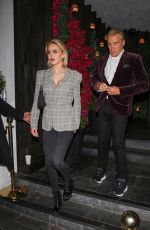 EMMA KROKDAL and Dolph Lundgren Out for Dinner at Catch Steak in West Hollywood 05/19/2023