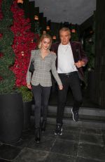 EMMA KROKDAL and Dolph Lundgren Out for Dinner at Catch Steak in West Hollywood 05/19/2023