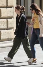 EMMA MYERS Out with a Friend in Florence 05/05/2023