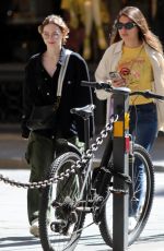 EMMA MYERS Out with a Friend in Florence 05/05/2023