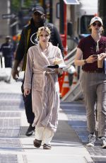 EMMA ROBERTS on the Set of Her New Movie Second Wife in New York 05/26/2023
