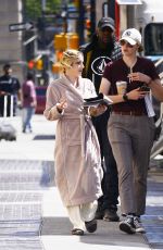 EMMA ROBERTS on the Set of Her New Movie Second Wife in New York 05/26/2023