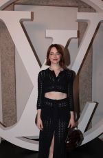 EMMA STONE at Louis Vuitton Cruise Show 2024 Photocall at Isola Bella 05/24/2023