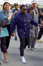 ENIKO PARRISH and Kevin Hart Arrives at Lakers Playoffs Game in Los Angeles 05/06/2023