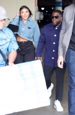 ENIKO PARRISH and Kevin Hart Arrives at Lakers Playoffs Game in Los Angeles 05/06/2023