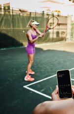 EUGENIE BOUCHARD for Lace Clips Promos Campaign, Spring 2023