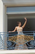 EVA LONGORIA at Balcony at Hotel Martinez in Cannes 05/26/2023