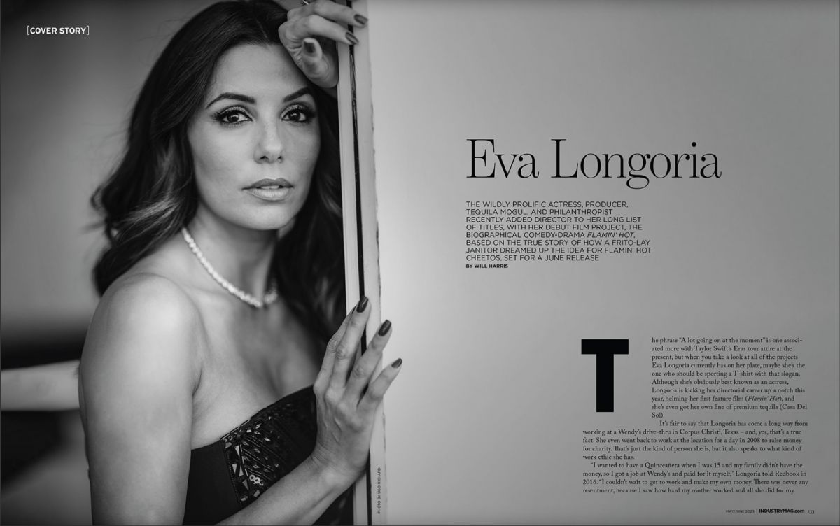 EVA LONGORIA for Industry Magazine, June 2023 – HawtCelebs