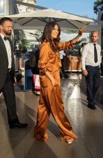 EVA LONGORIA Leaves Hotel Martinez in Cannes 05/26/2023