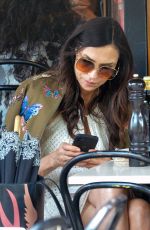 FAMKE JANSSEN Out for Lunch with a Friend in New York 05/25/2023