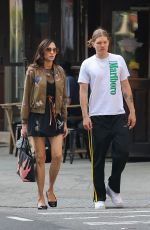 FAMKE JANSSEN Out with a Friend in New York 05/30/2023