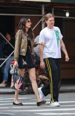 FAMKE JANSSEN Out with a Friend in New York 05/30/2023