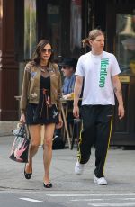 FAMKE JANSSEN Out with a Friend in New York 05/30/2023
