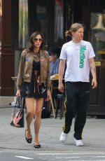 FAMKE JANSSEN Out with a Friend in New York 05/30/2023