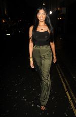 FARAH SATTAUR Arrives at Lisa Allen’s 50th Birthday Party in London 04/28/2023