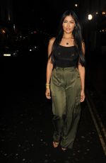 FARAH SATTAUR Arrives at Lisa Allen’s 50th Birthday Party in London 04/28/2023