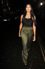 FARAH SATTAUR Arrives at Lisa Allen’s 50th Birthday Party in London 04/28/2023