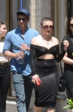 FLORENCE PUGH Out with Andrew Garfield in Rome 05/27/2023
