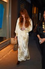 FLORENCE WELCH Arrives at Electric Lady Studio Party in New York 05/15/2023