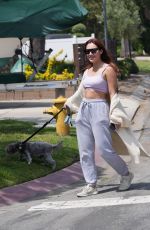 FRANCIA RAISA Out with Her Dog in Studio City 04/30/2023