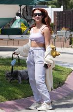 FRANCIA RAISA Out with Her Dog in Studio City 04/30/2023