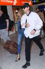 GEORGINA CHAPMAN and Adrien Brody Arrives at Nice Airport 05/20/2023