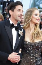 GEORGINA CHAPMAN and Adrien Brody at Asteroid City Premiere at 76th Annual Cannes Film Festival 05/23/2023