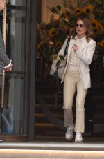 GERI HALLIWELL Leaves Corinthia Hotel in London 05/16/2023