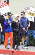 GILLIAN JACOBS Shows Her Support at WGA Strike in Hollywood 05/11/2023