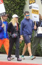 GILLIAN JACOBS Shows Her Support at WGA Strike in Hollywood 05/11/2023