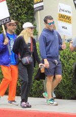 GILLIAN JACOBS Shows Her Support at WGA Strike in Hollywood 05/11/2023