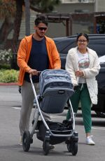 GINA RODRIGUEZ and Joe LoCicero Out wth Theri Baby in Marina Del Rey 05/26/2023