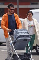 GINA RODRIGUEZ and Joe LoCicero Out wth Theri Baby in Marina Del Rey 05/26/2023