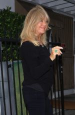 GOLDIE HAWN Arrives at Giorgio Baldi in Santa Monica 05/20/2023