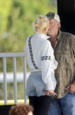 GWEN STEFANI and Blake Shelton at Her Son