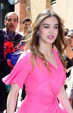 HAILEE STEINFELD Arrives at Live with Kelly and Mark 05/24/2023