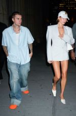 HAILEY and Justin Bieber Out for Dinner Date in New York 05/12/2023