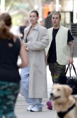 HAILEY and Justin BIEBER Out in New York 05/14/2023