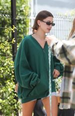 HAILEY BIEBER and LORI HARVEY Arrives at Community Goods Cafe in Los Angeles 05/05/2023